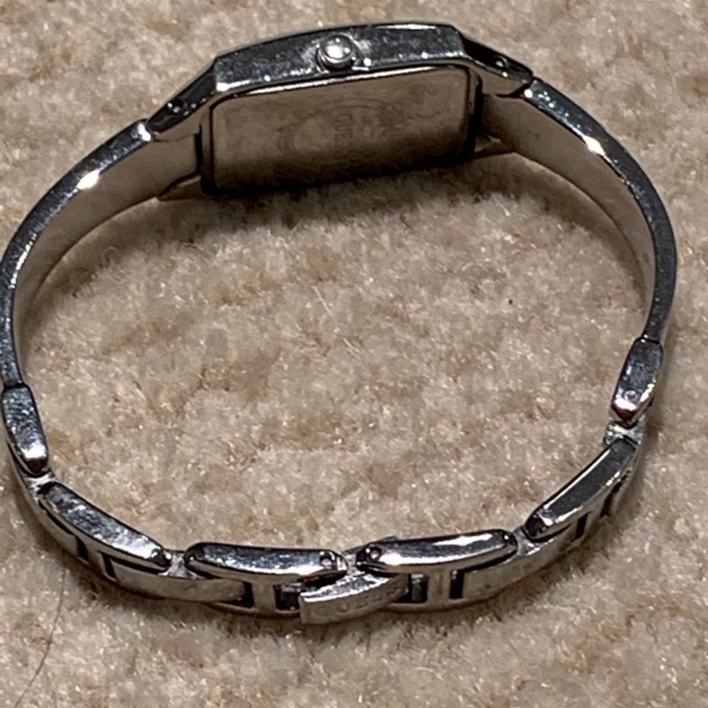 Guess Pink Dial Rectangular Case Bracelet Watch - image 5